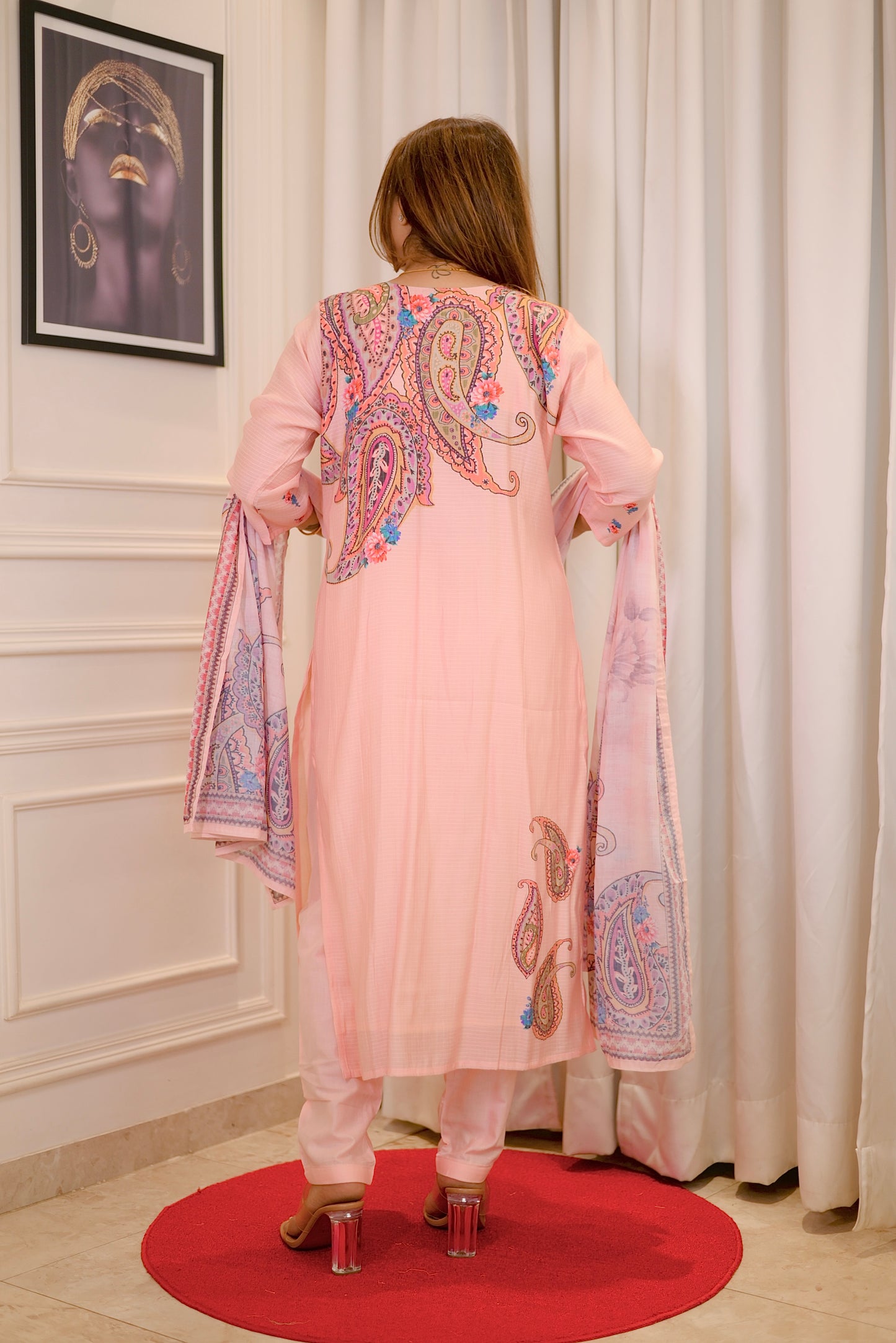 Pastel Pink 3 piece suit | sizes M to XXL