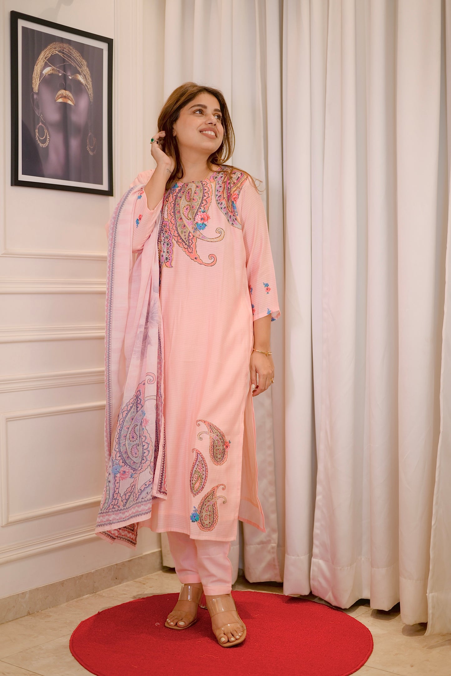 Pastel Pink 3 piece suit | sizes M to XXL