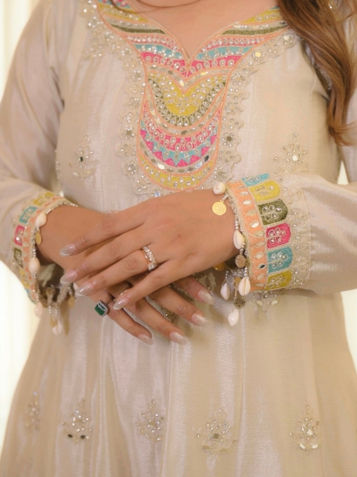 Kundan Work Party Wear Suit