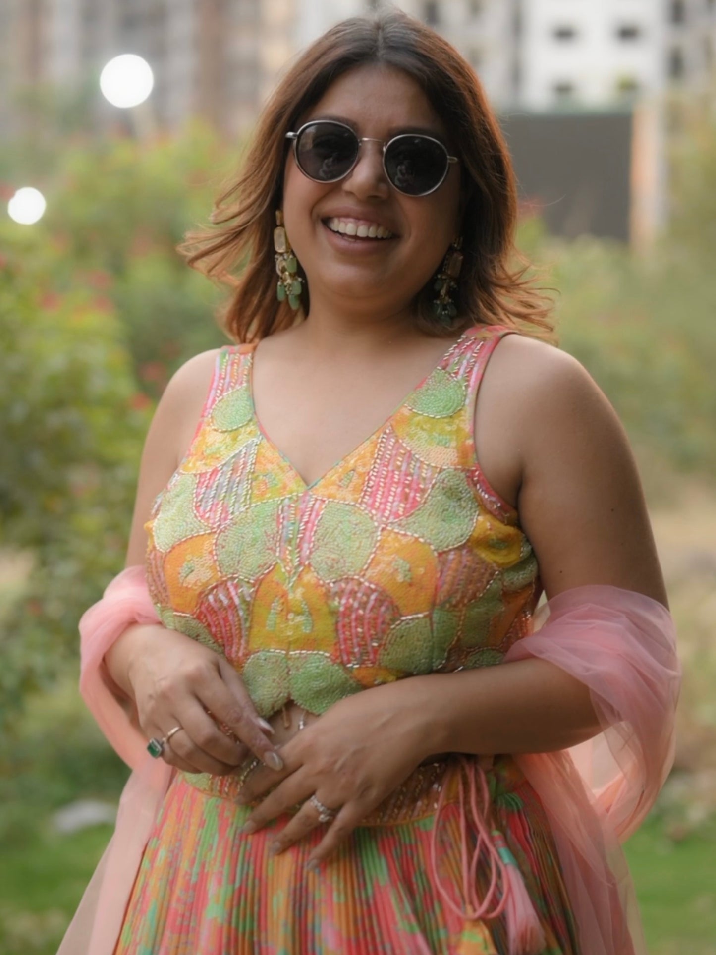 Pastel Garden Lehenga Set