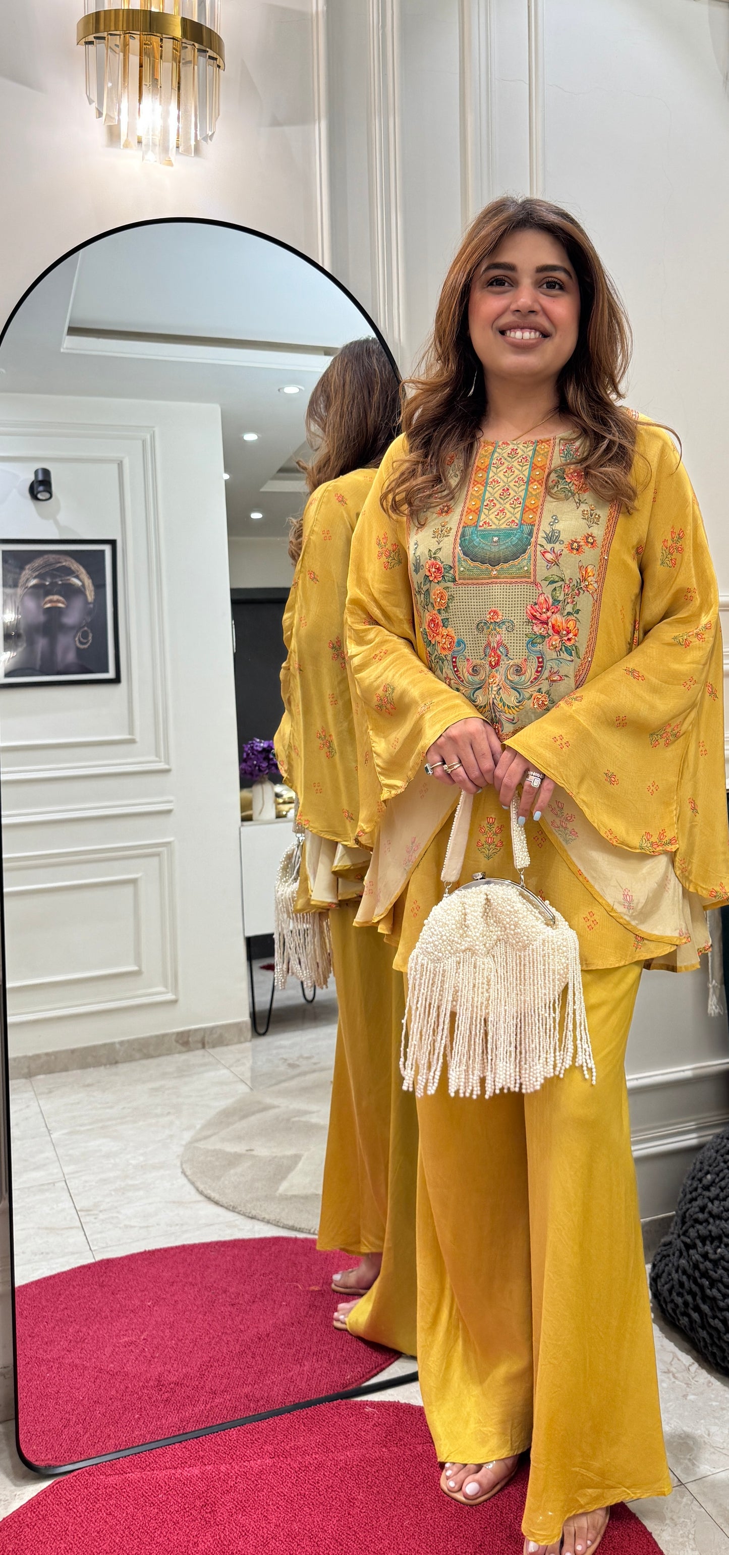 Premium Mustard Kaftan | sizes M to XXL