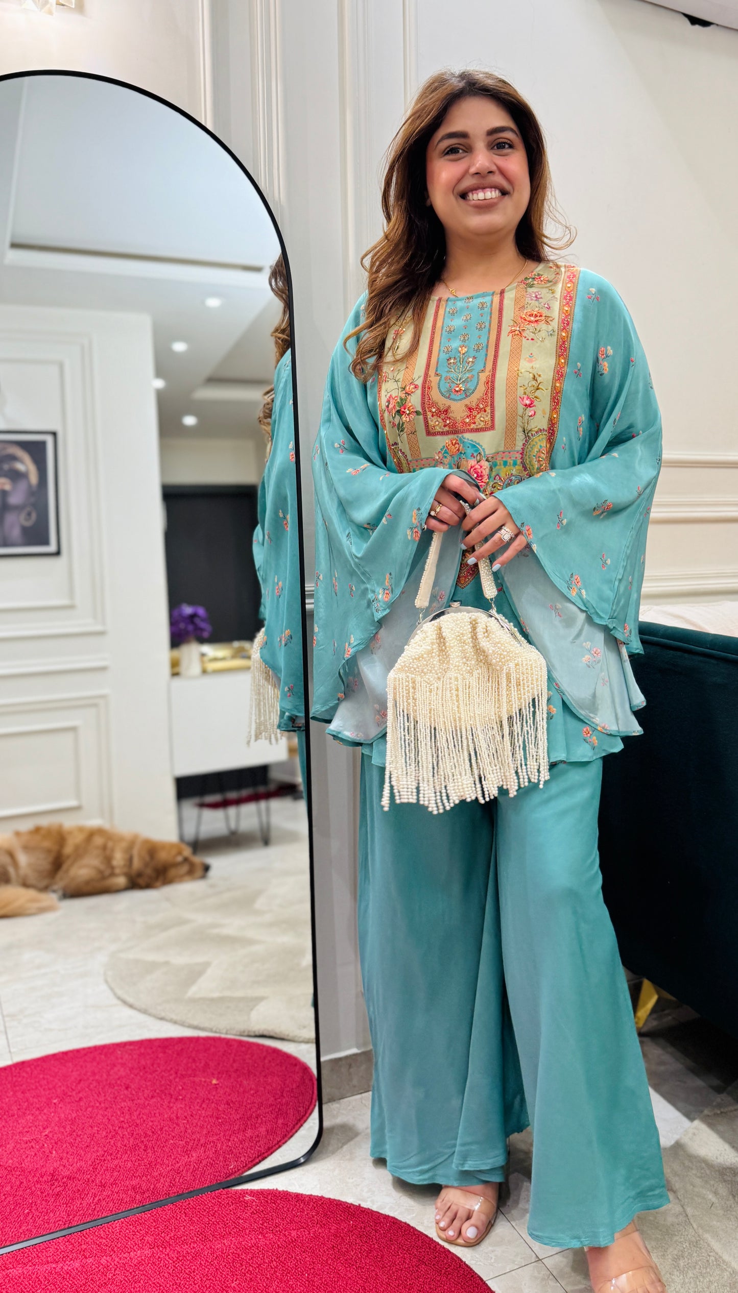 Premium Blue Kaftan | sizes M to XXL