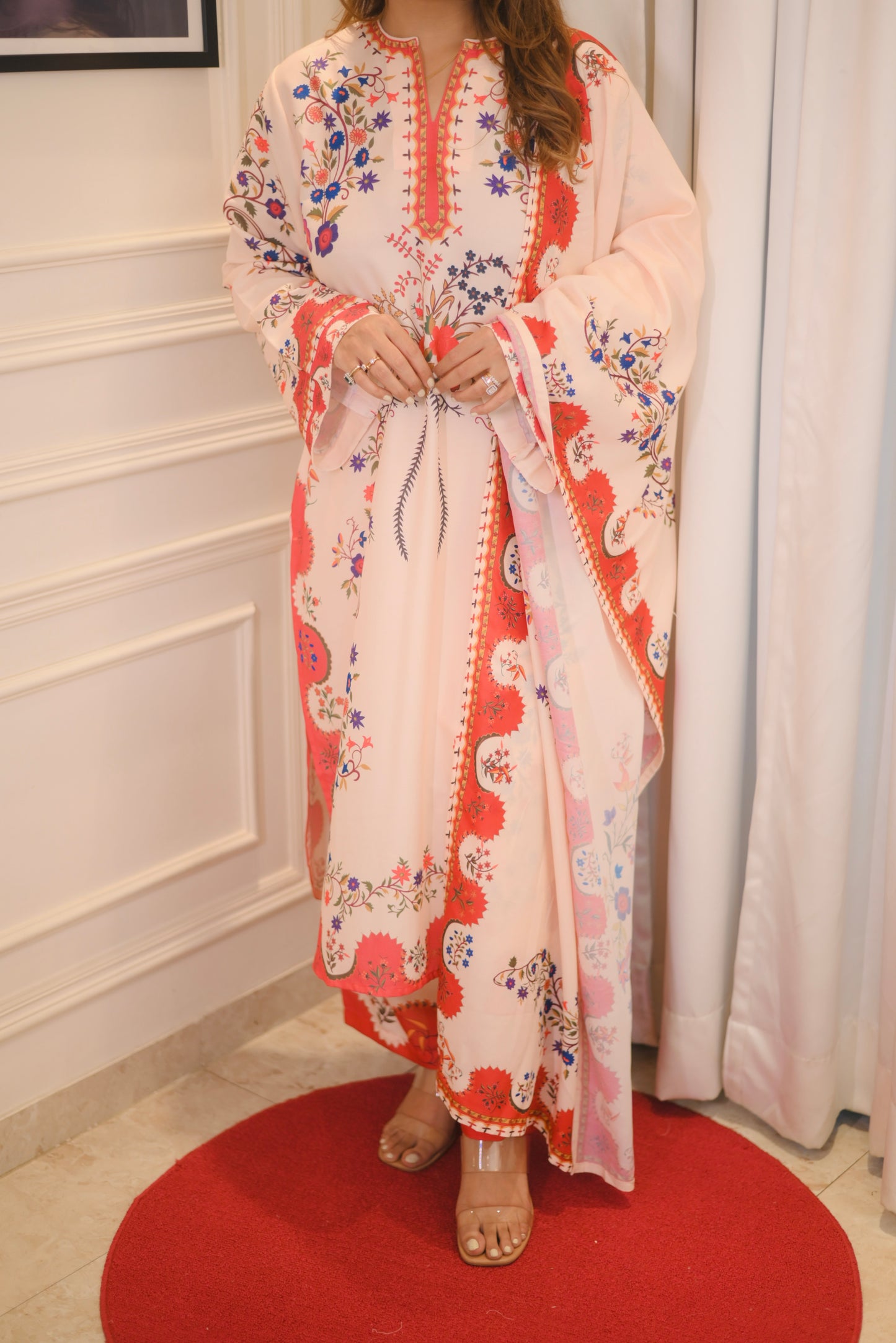 Exclusive Lawn 3piece Printed Cord-set | sizes M to XXL