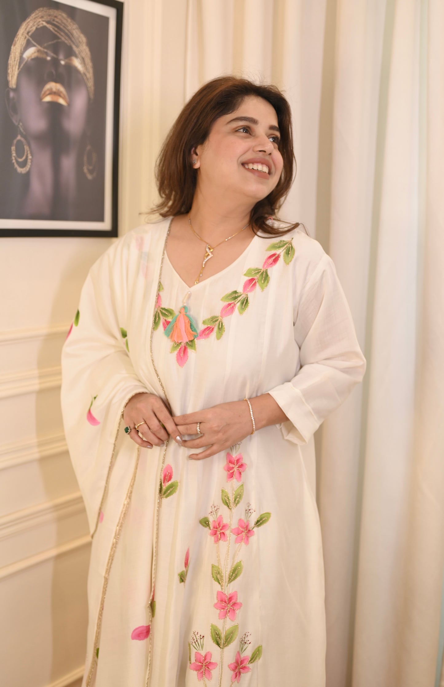 Plus size Anarkali suit