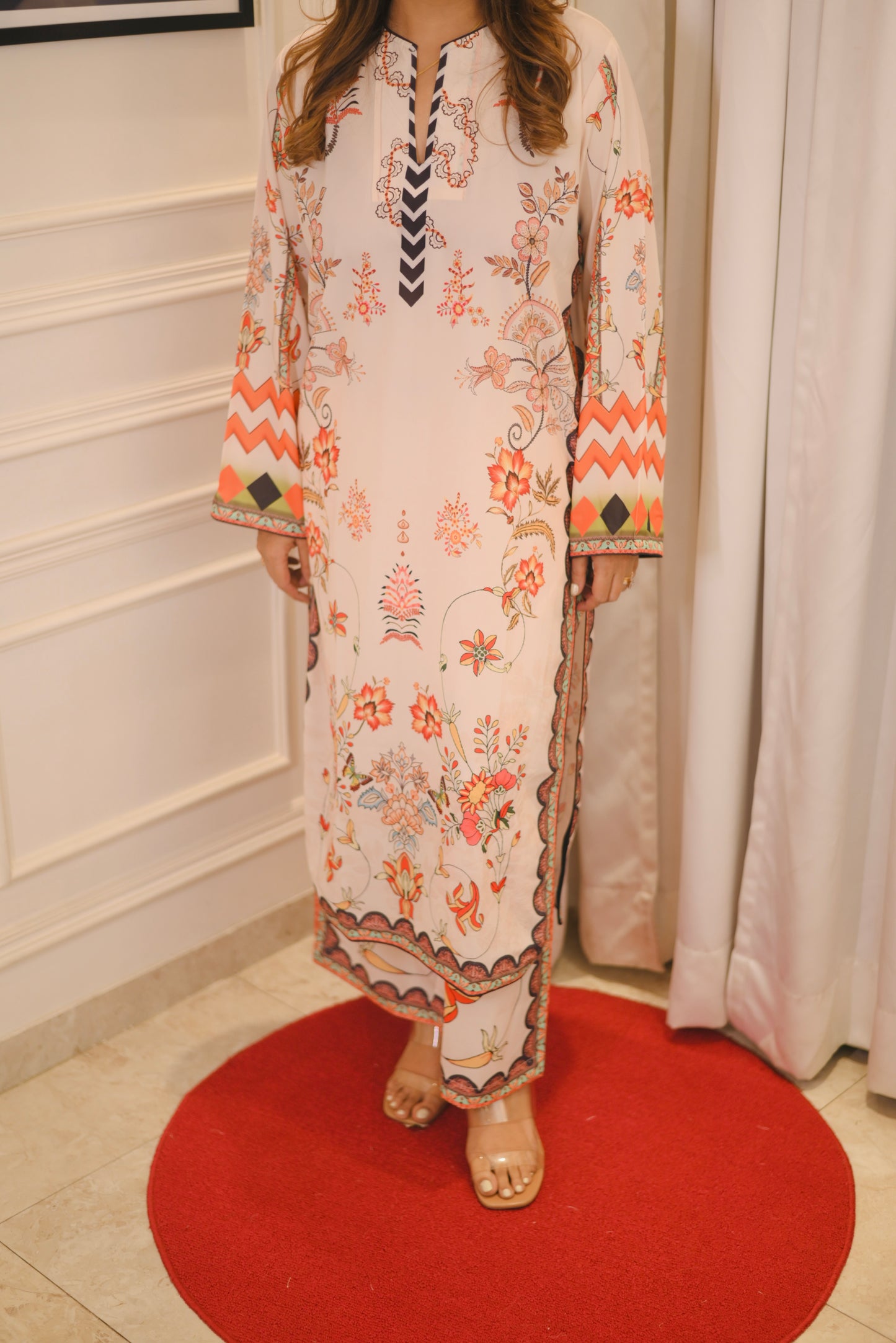 Exclusive Lawn Printed Cordset | sizes M to XXL