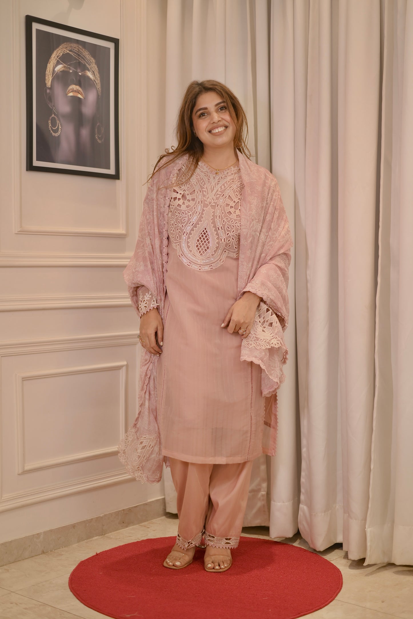 Exclusive Dusty Rose Elegance  | Sizes M to XXL