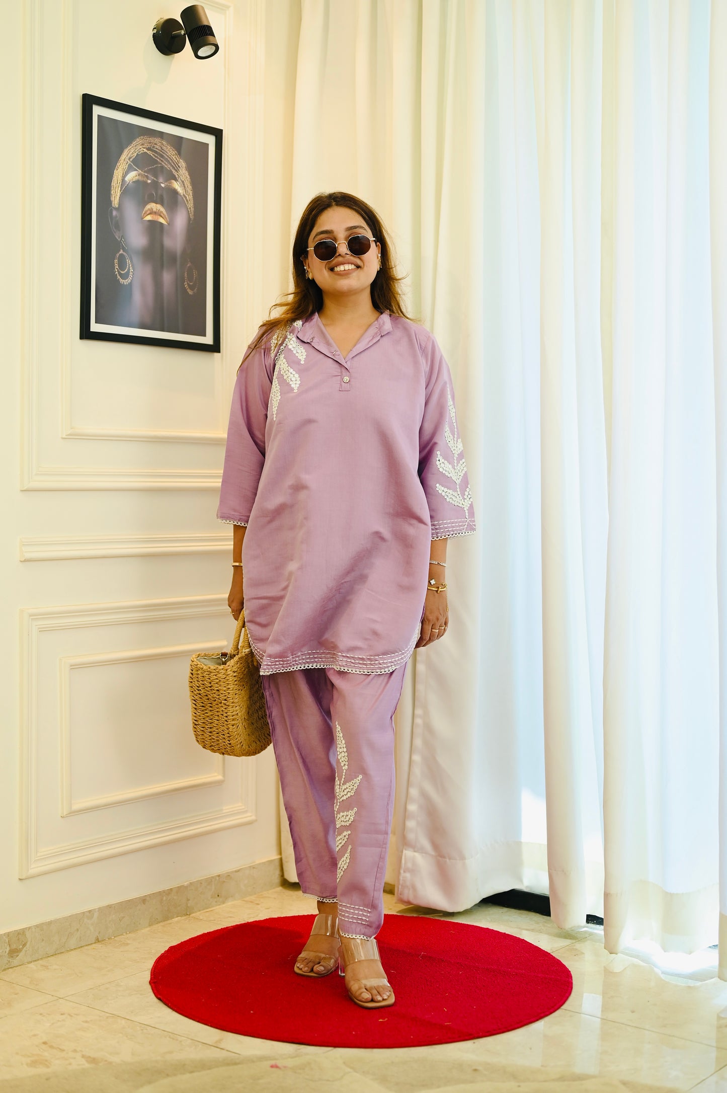 Lilac Breeze Plus Size Co-Ord Set (3XL–5XL)