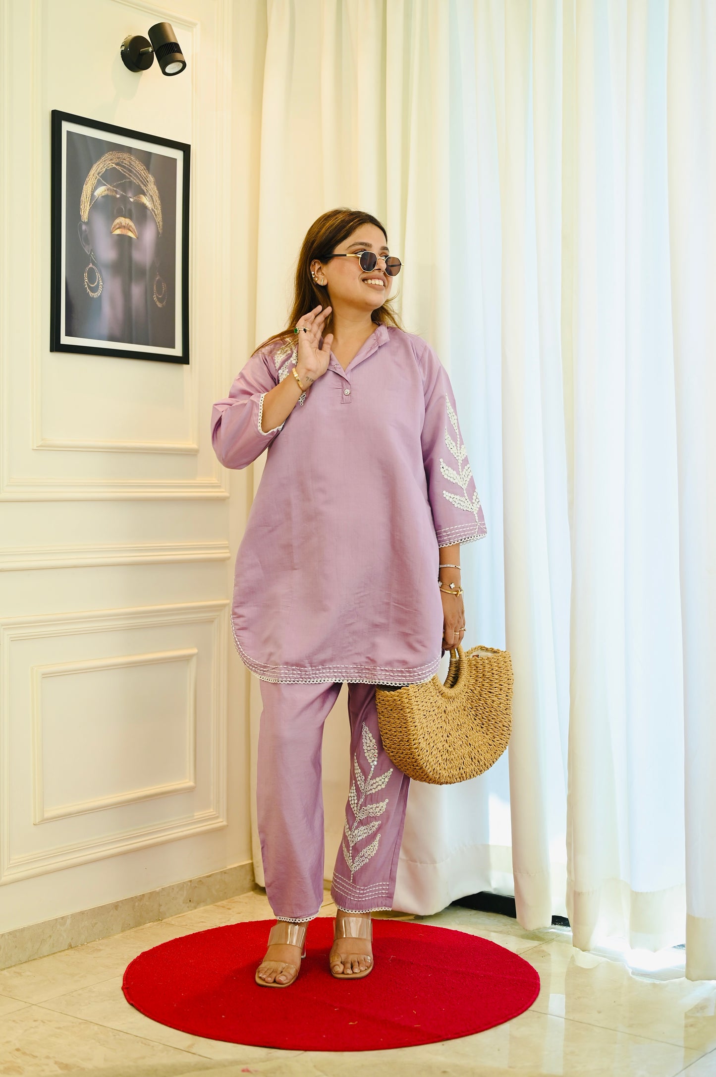 Lilac Breeze Plus Size Co-Ord Set (3XL–5XL)