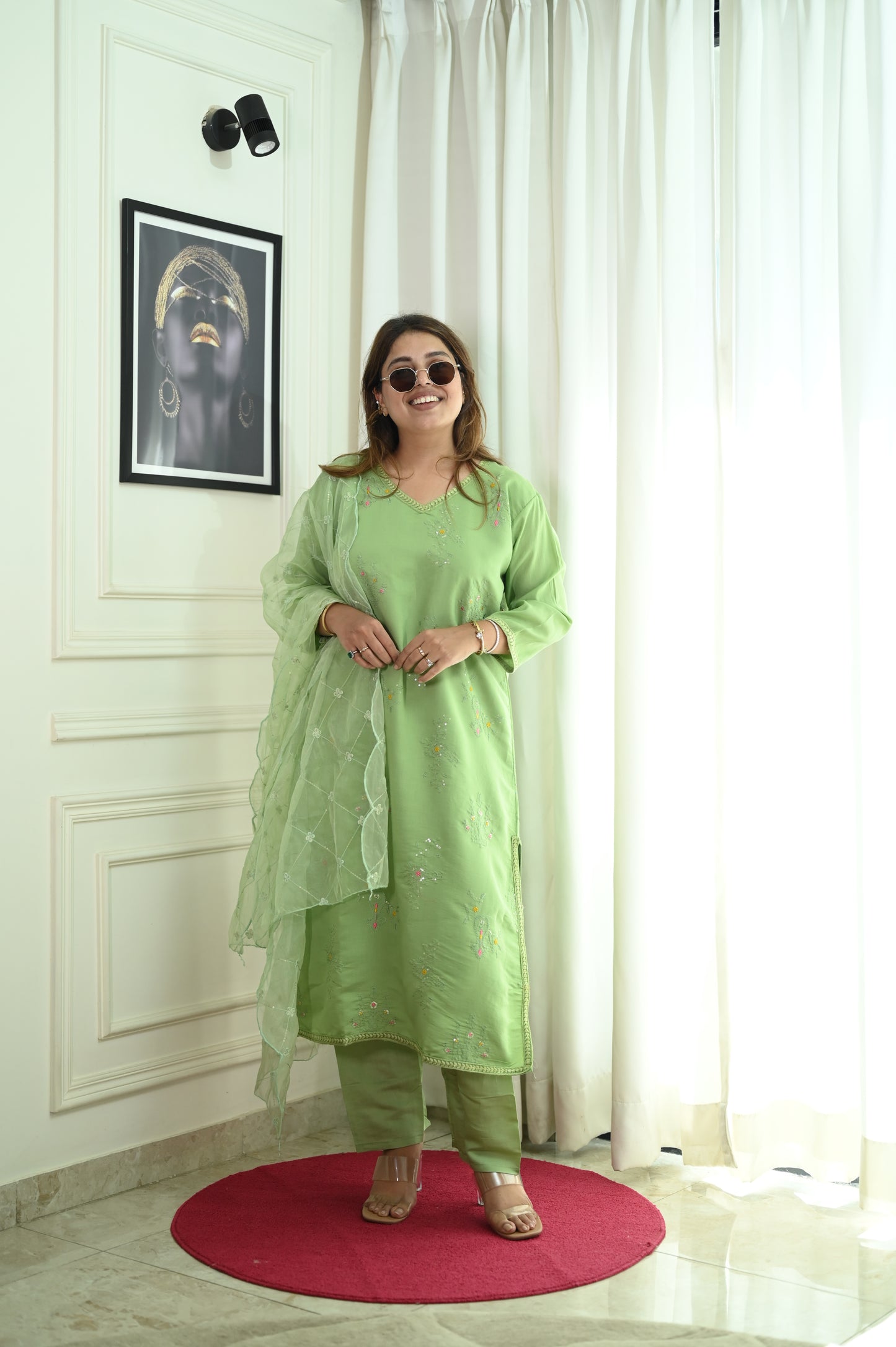 Plus Size Kurta Set