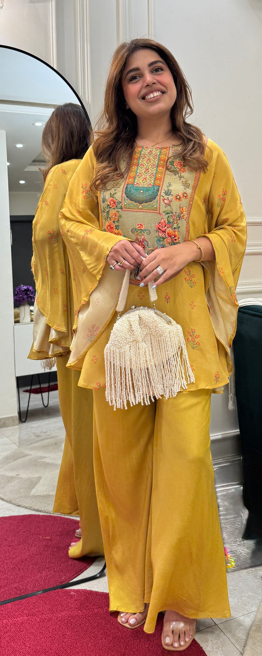 Premium Mustard Kaftan | sizes M to XXL