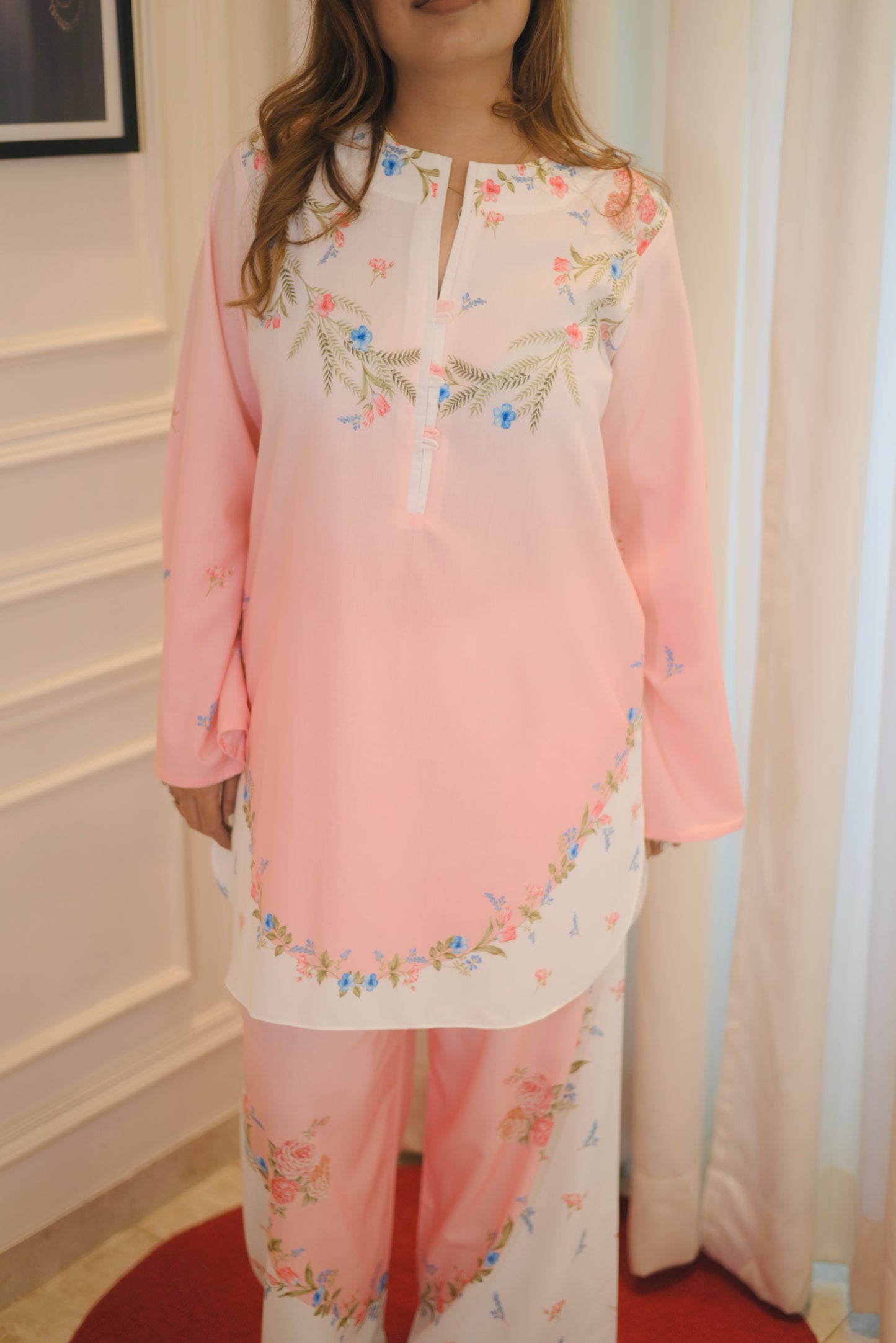 Pink Cord Set | Sizes M to 6XL
