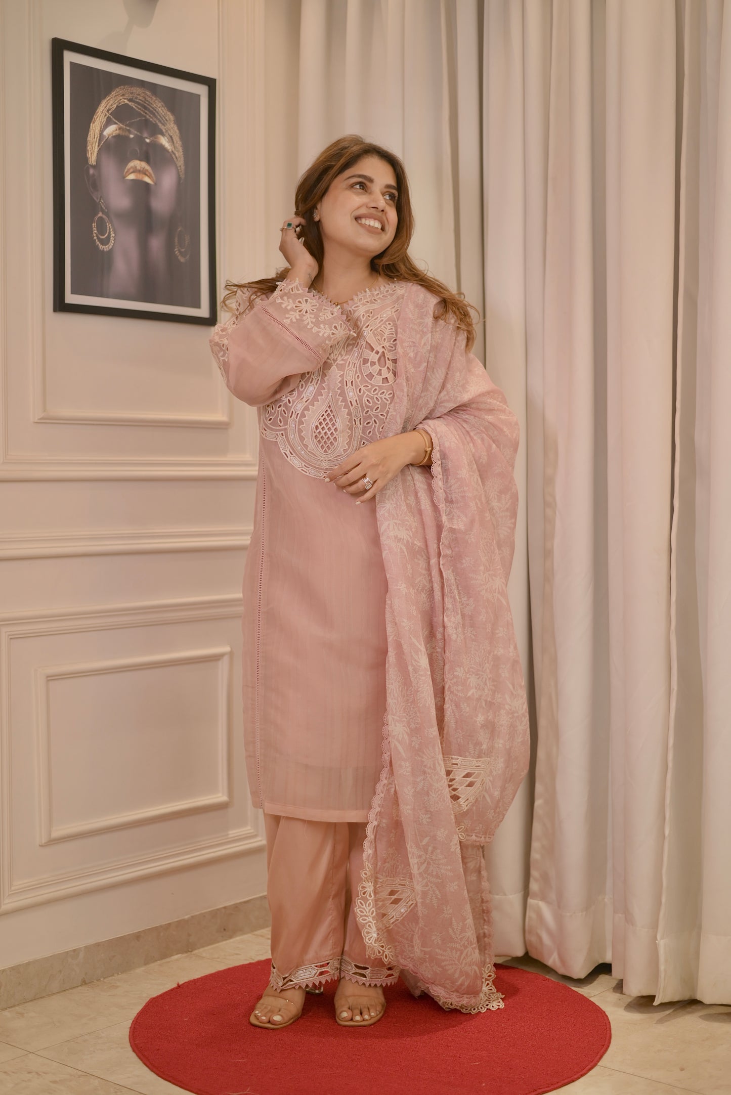 Exclusive Dusty Rose Elegance  | Sizes M to XXL