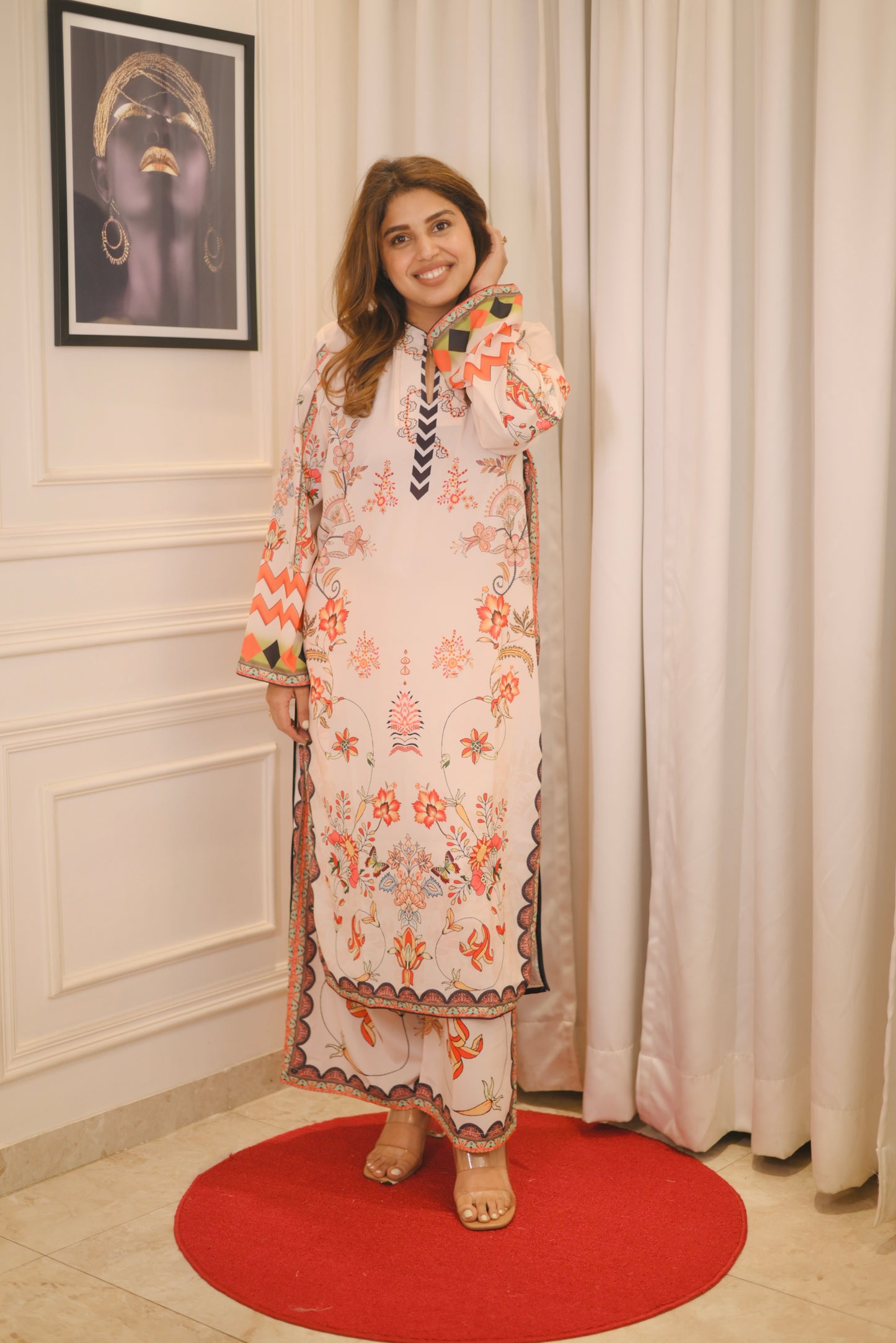Exclusive Lawn Printed Cordset | sizes M to XXL