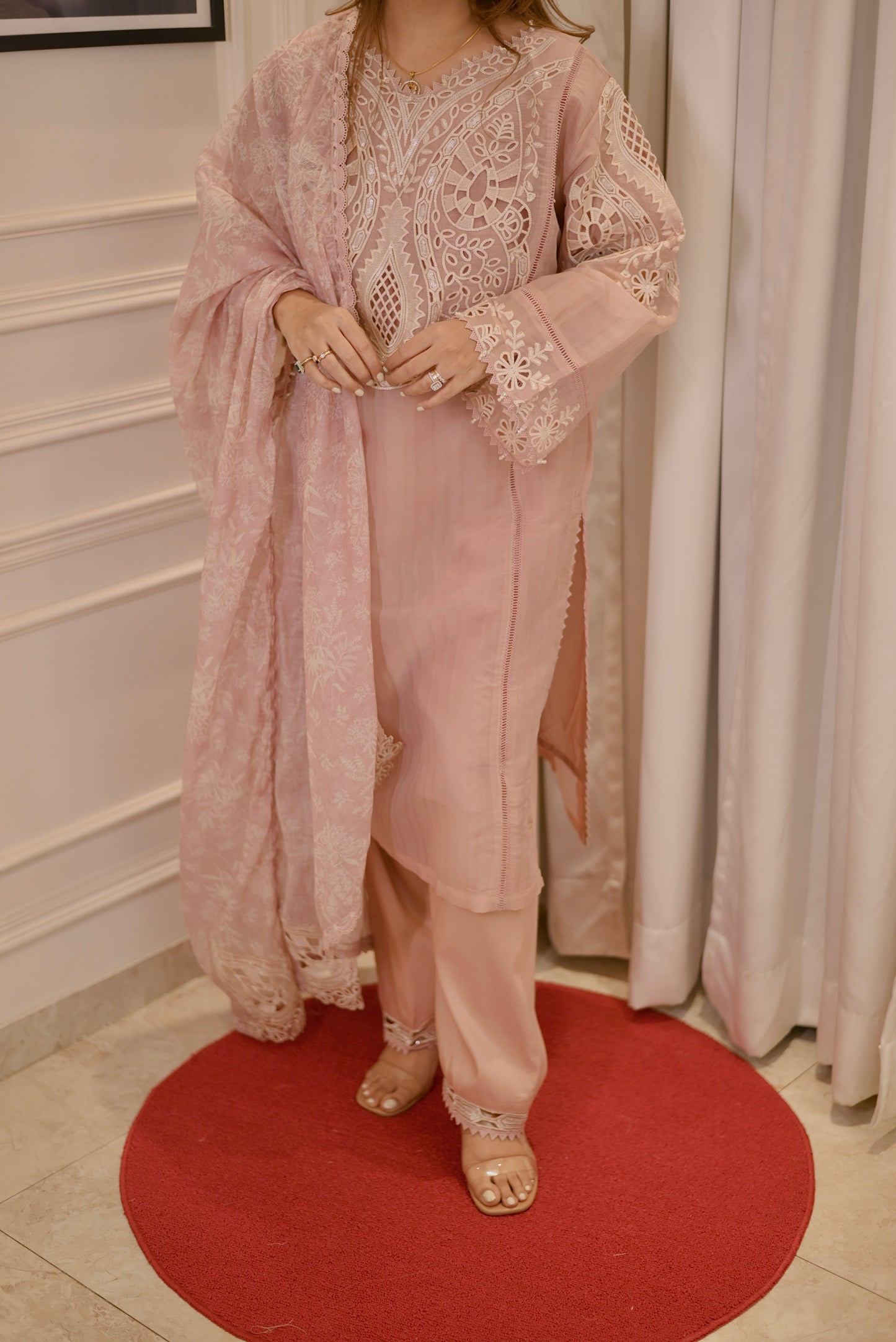 Exclusive Dusty Rose Elegance  | Sizes M to XXL