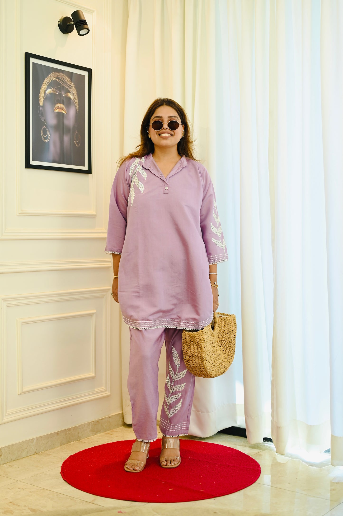 Lilac Breeze Plus Size Co-Ord Set (3XL–5XL)