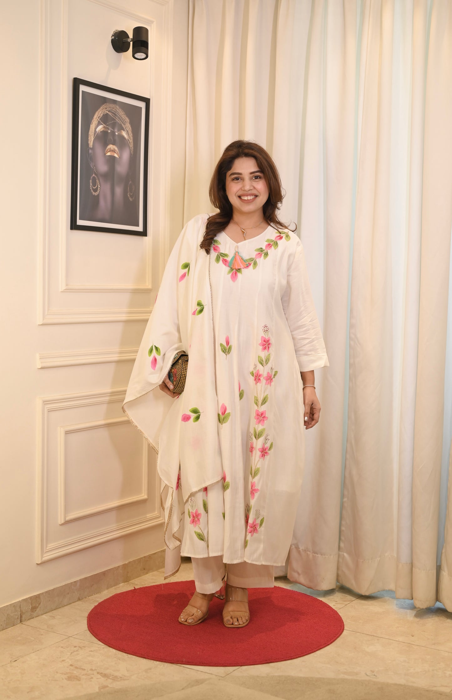 Plus size Anarkali suit