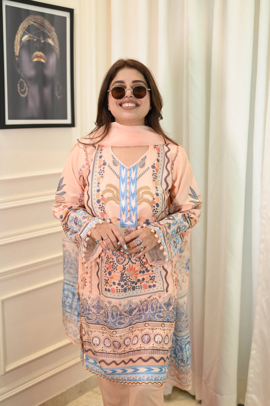 Blossom Printed Cord-set | Sizes M to 6XL