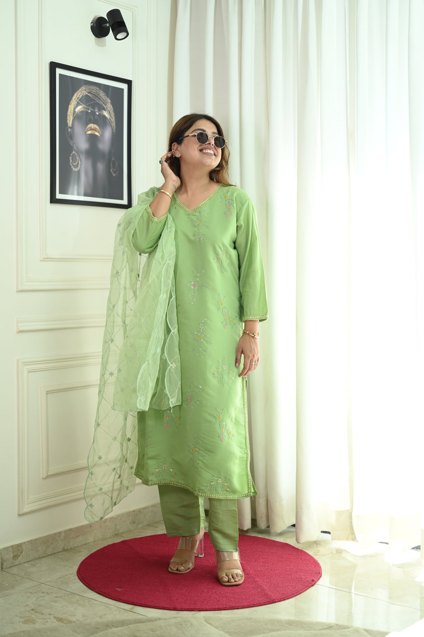 Plus Size Kurta Set