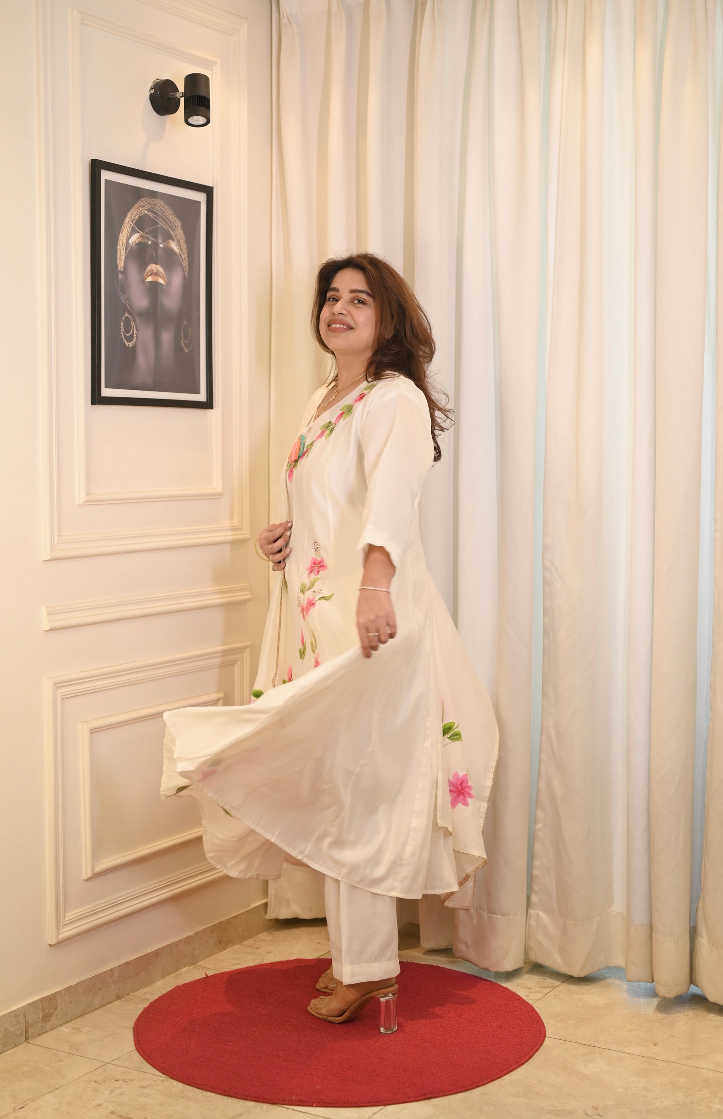 Plus size Anarkali suit