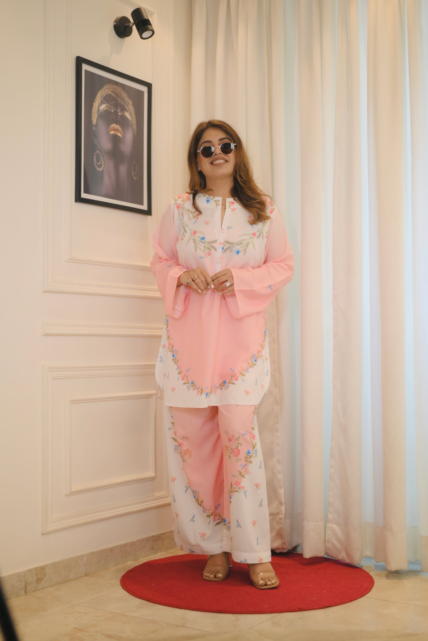 Pink Cord Set | Sizes M to 6XL