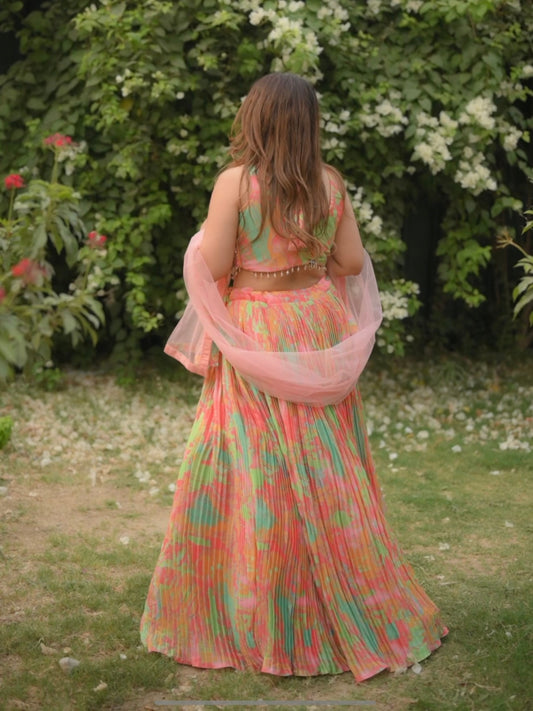 Pastel Garden Lehenga Set