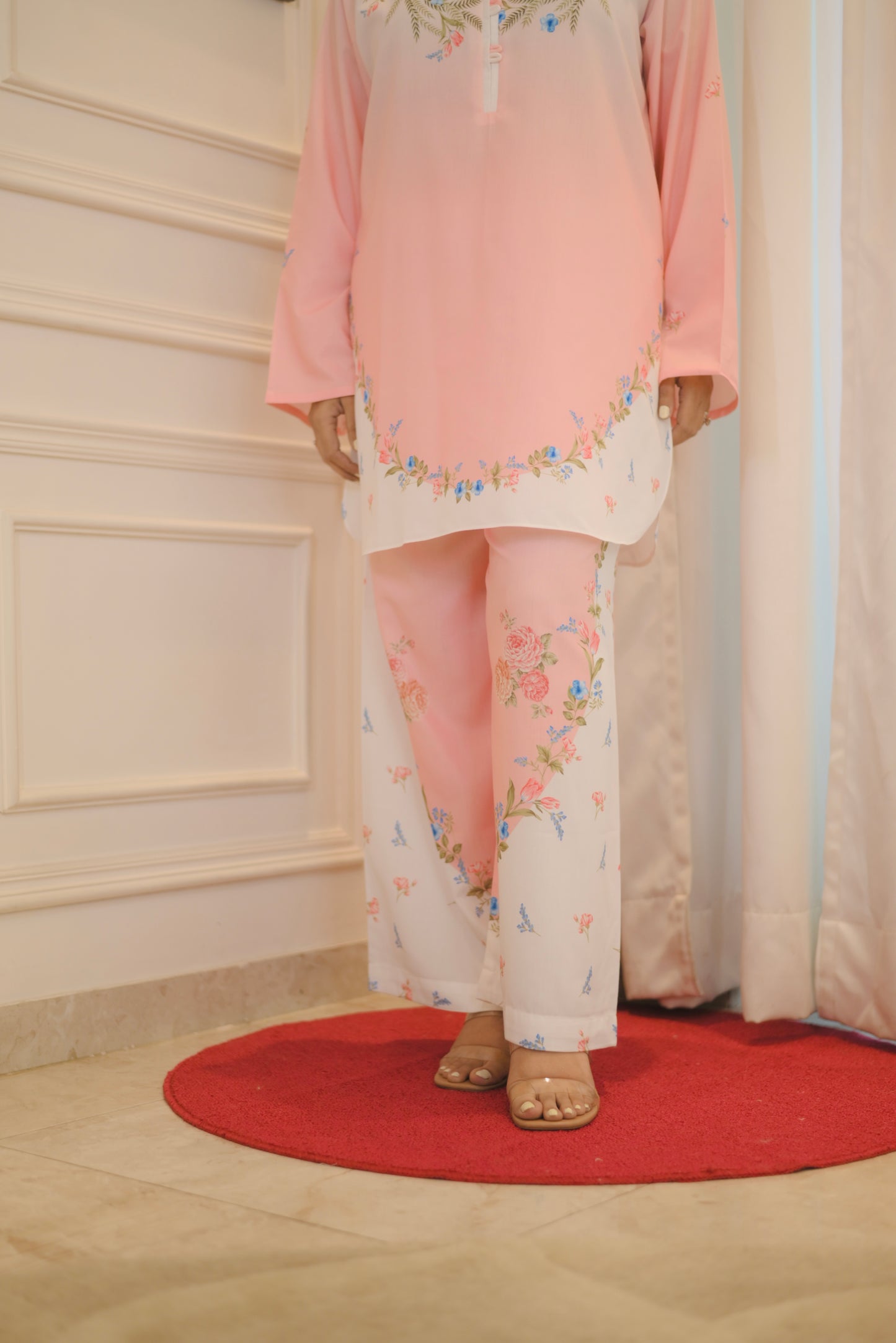 Pink Cord Set | Sizes M to 6XL