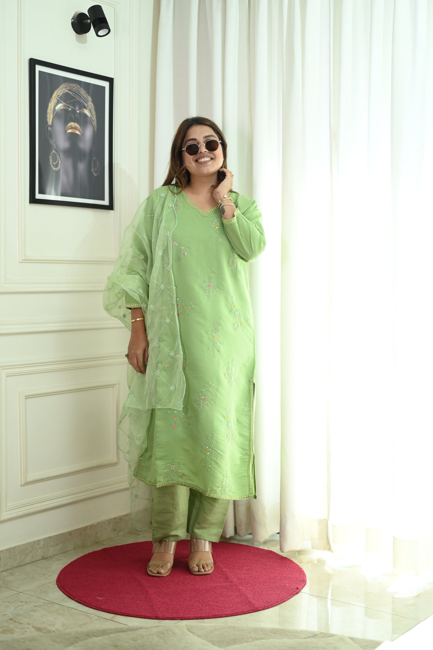 Plus Size Kurta Set