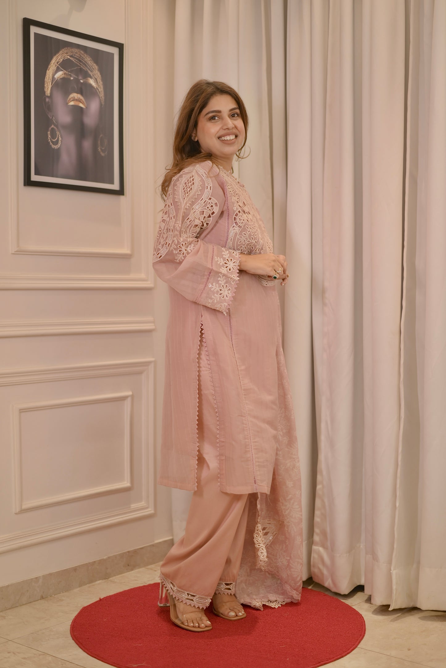 Exclusive Dusty Rose Elegance  | Sizes M to XXL