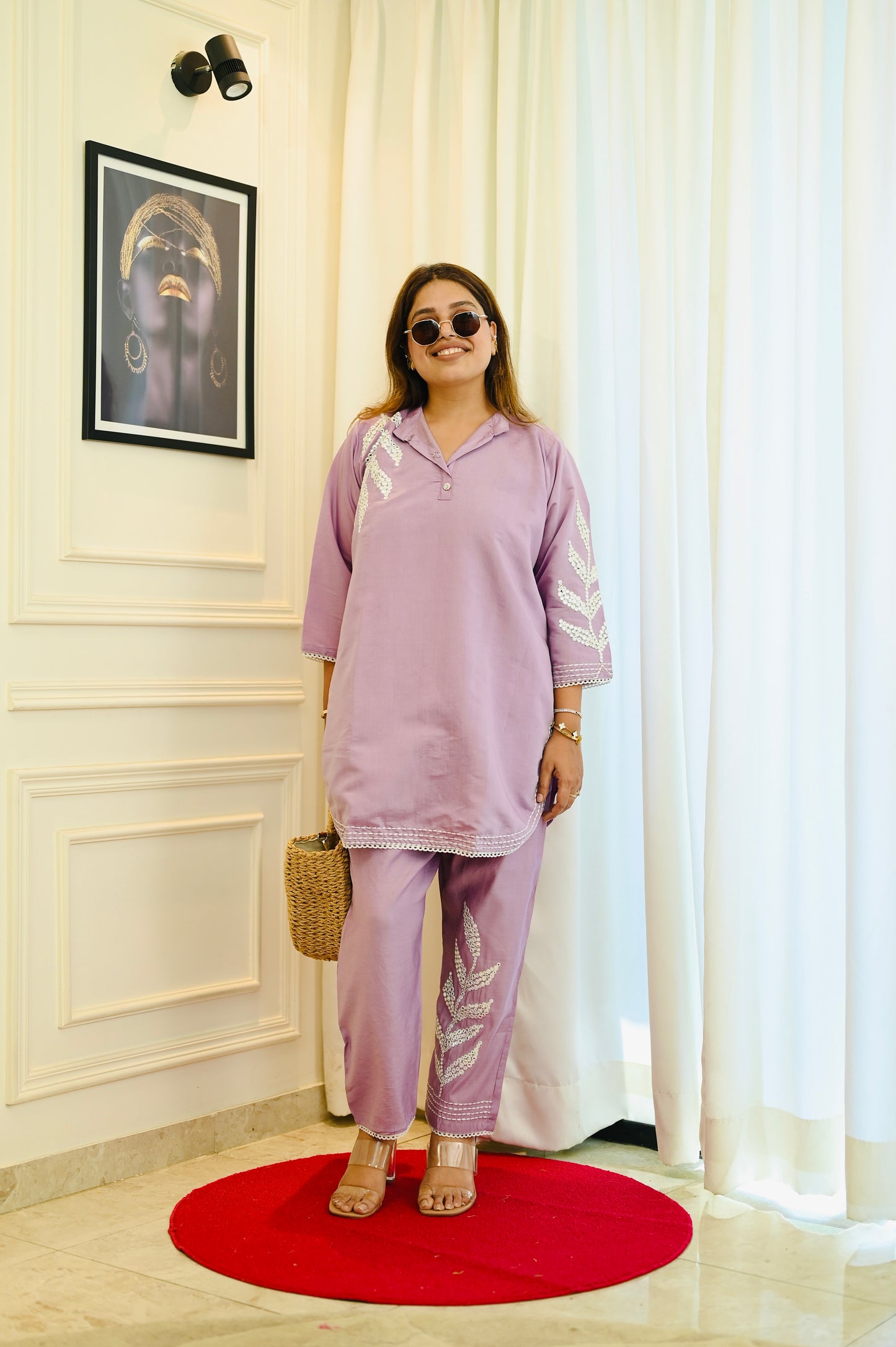 Lilac Breeze Plus Size Co-Ord Set (3XL–5XL)