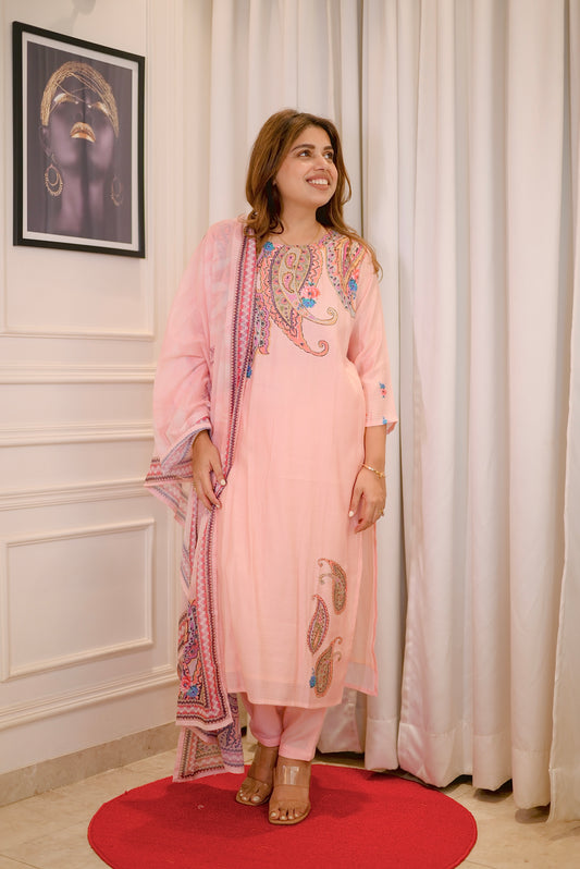 Pastel Pink 3 piece suit | sizes M to XXL