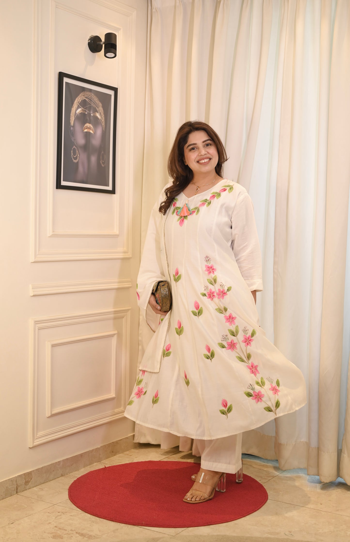Plus size Anarkali suit