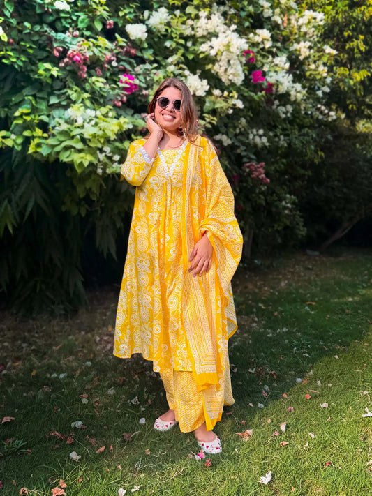 3 Piece Cotton Suit