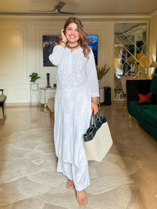 White Chicken Kari 3 Piece Suit