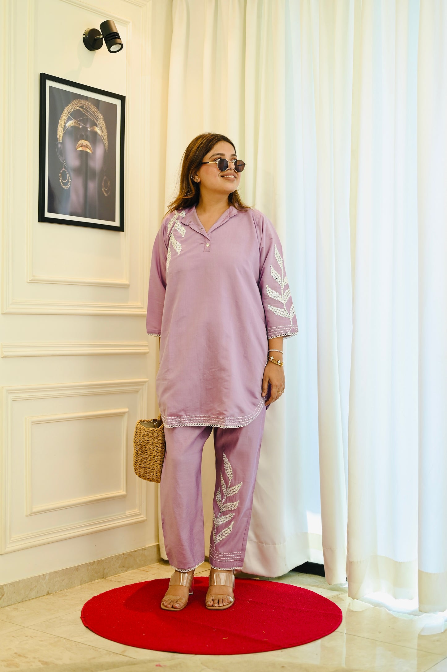 Lilac Breeze Plus Size Co-Ord Set (3XL–5XL)