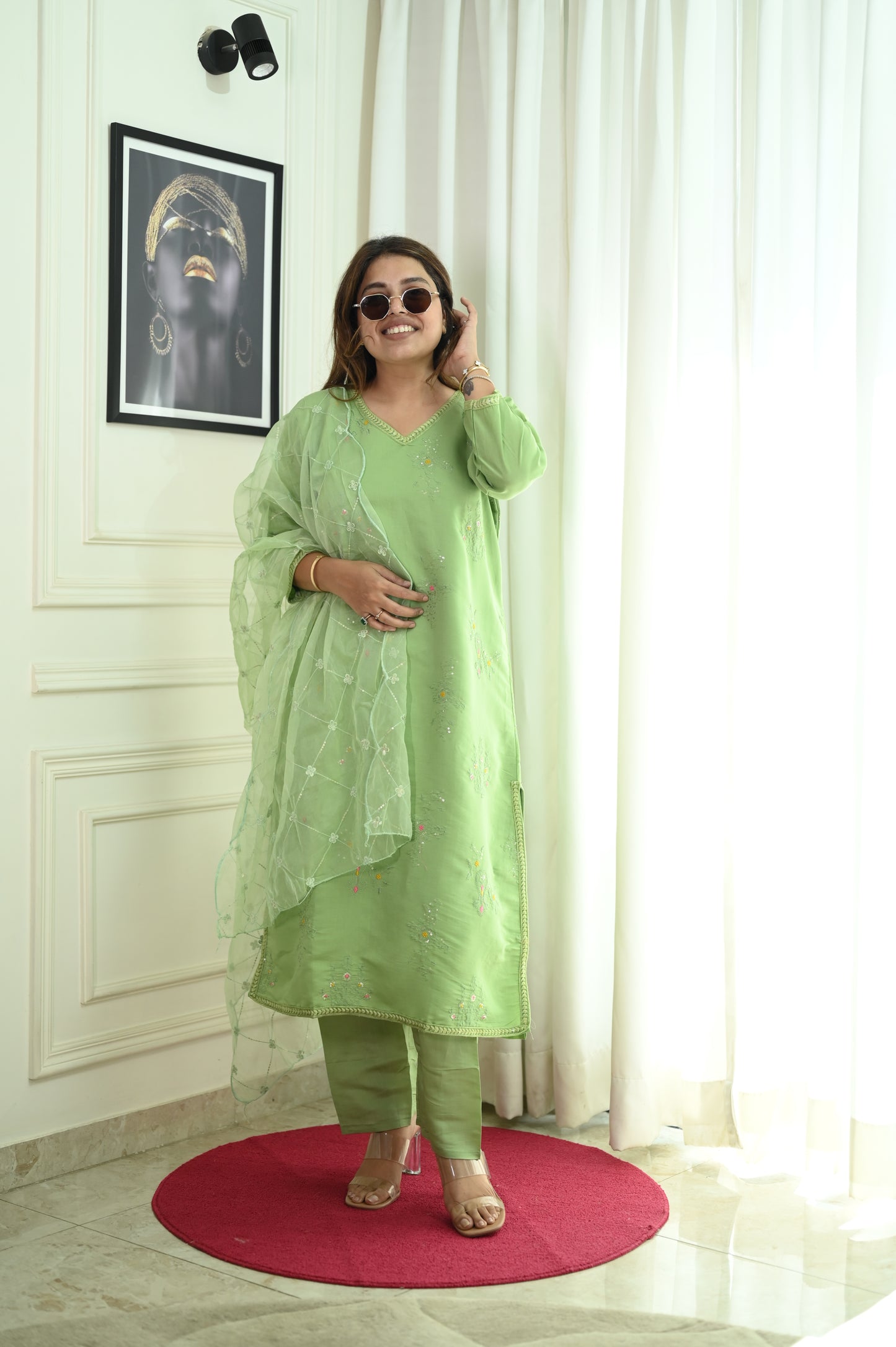 Plus Size Kurta Set