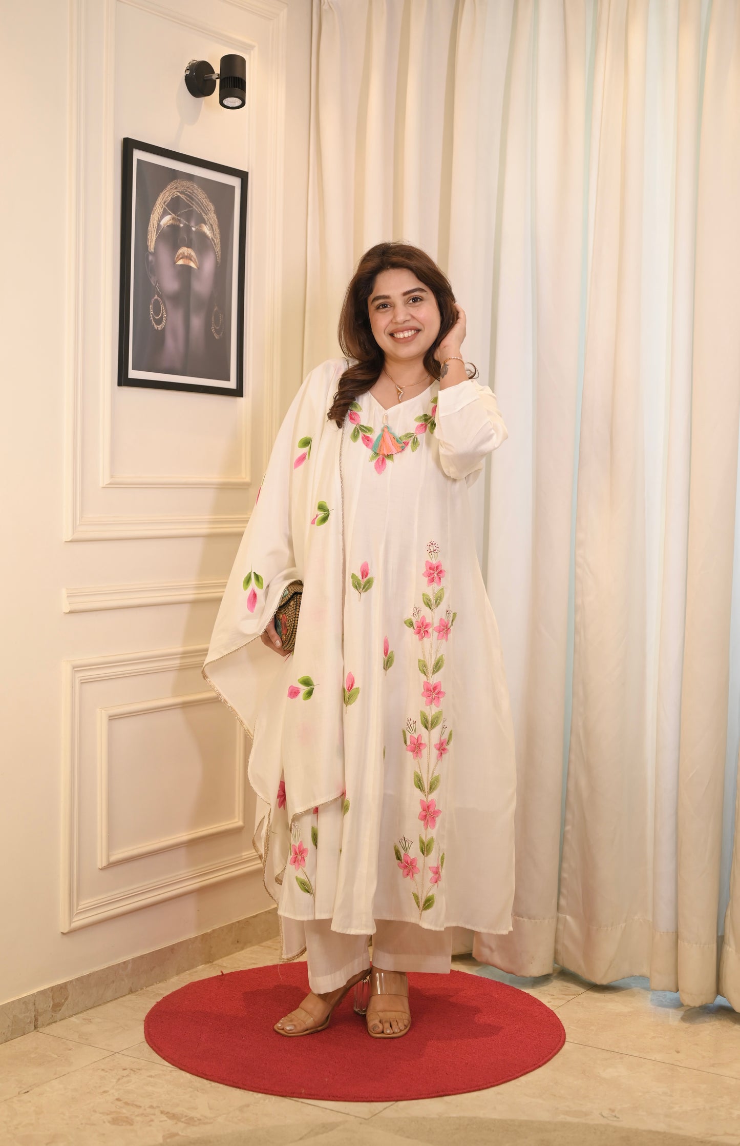 Plus size Anarkali suit