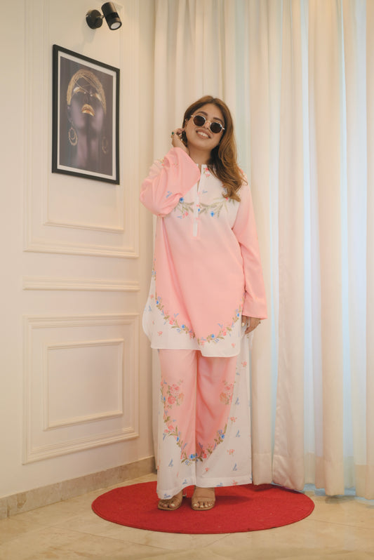Pink Cord Set | Sizes M to 6XL