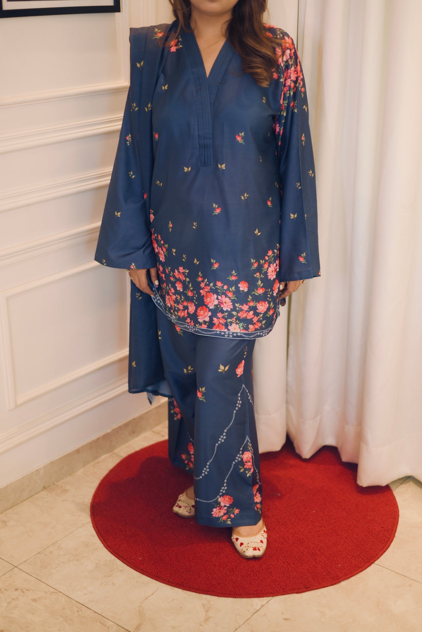 Pastel Blue Cord-set | Sizes M to 6XL