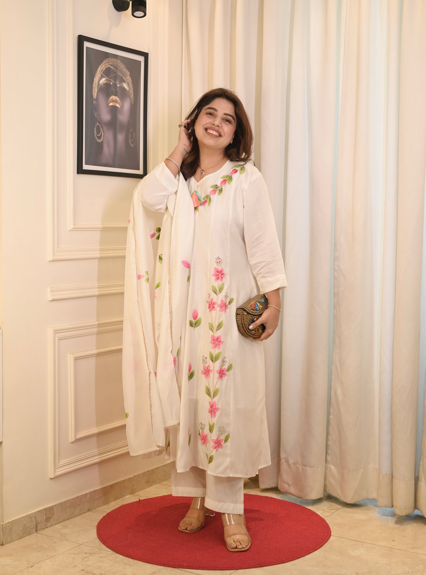 Plus size Anarkali suit