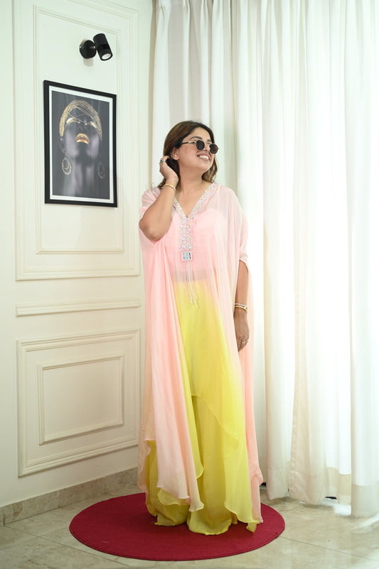 Pure Chiffon Kaftan Dress