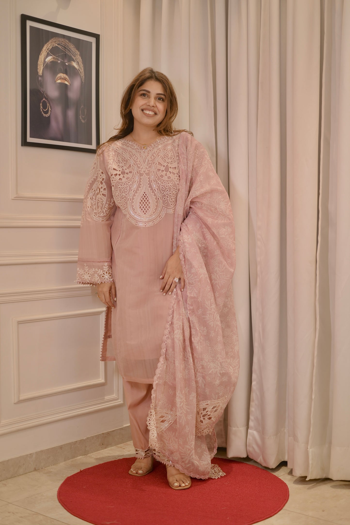 Exclusive Dusty Rose Elegance  | Sizes M to XXL