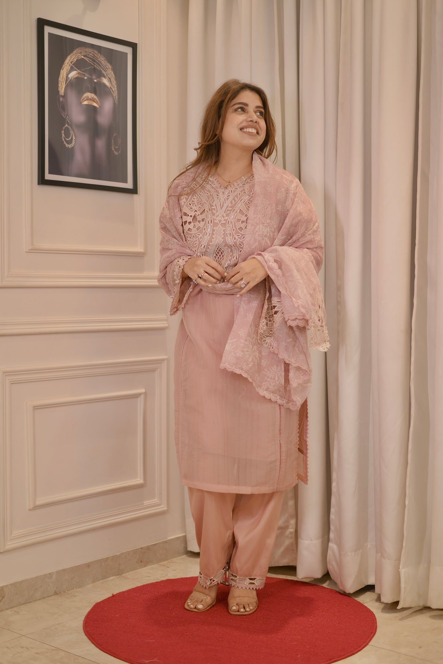 Exclusive Dusty Rose Elegance  | Sizes M to XXL
