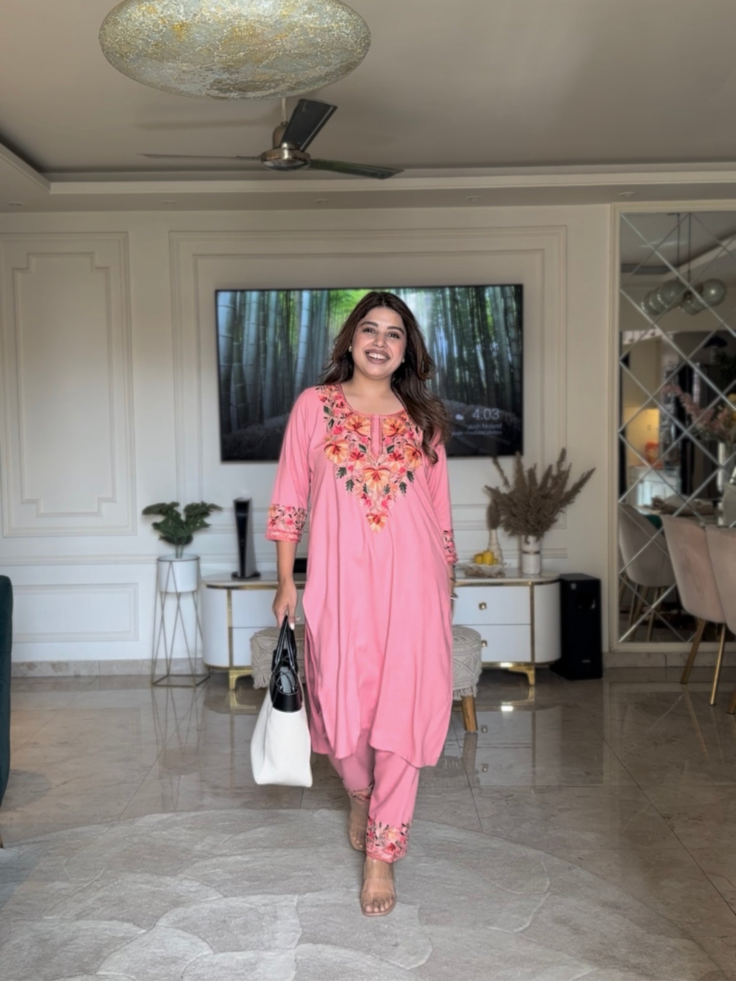 Pure Cotton Kashmiri Kurta Sets