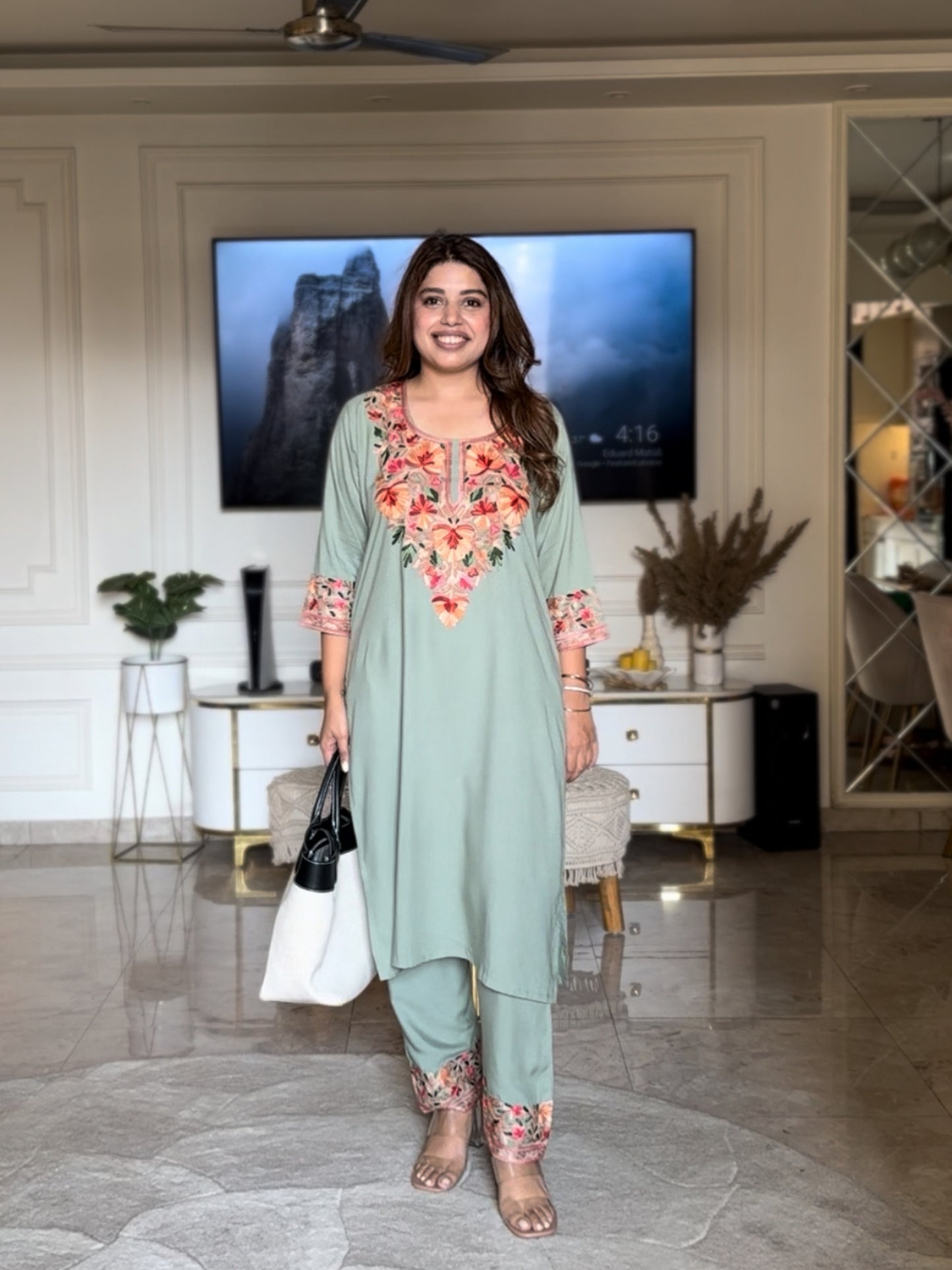 Pure Cotton Kashmiri Kurta Sets